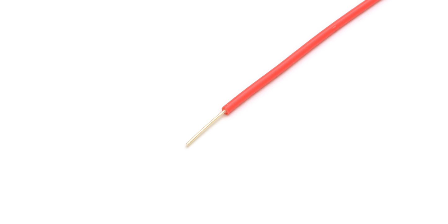 HISAGO 銀メッキ6N銅 0.65mm リード線 切売り レッド MADE IN JAPAN