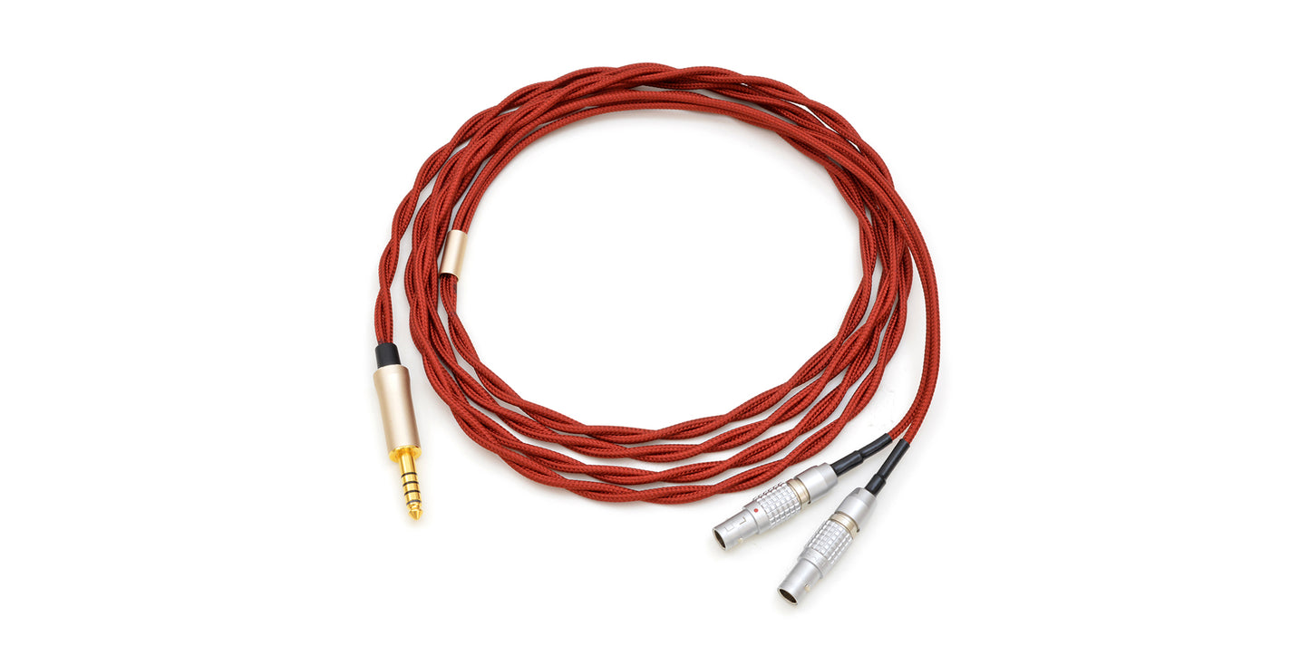 onso hpct_03_bl4l 4.4mm5極-LEMO_2PIN(L/R) バランス接続用ヘッドホンケーブル