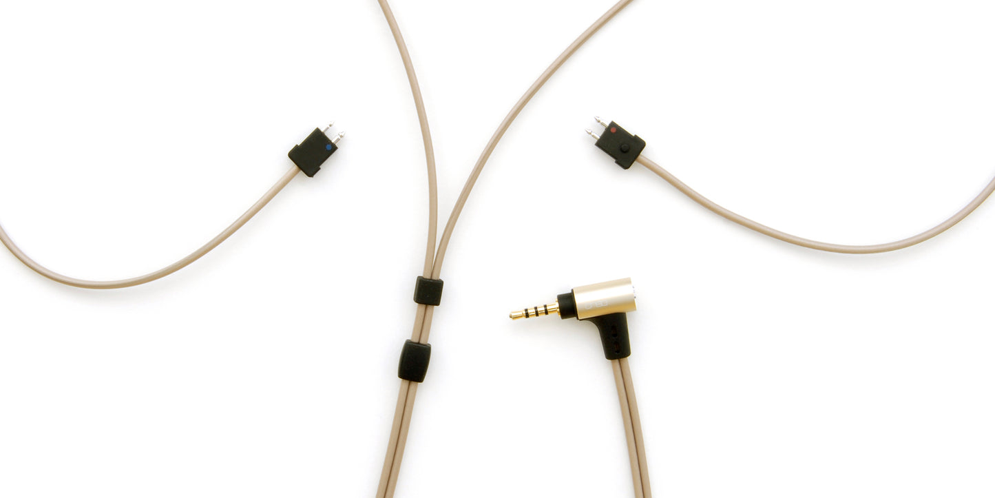onso earphone cable 2.5mm4p-2pin(fitear) iect_02_bl2f
