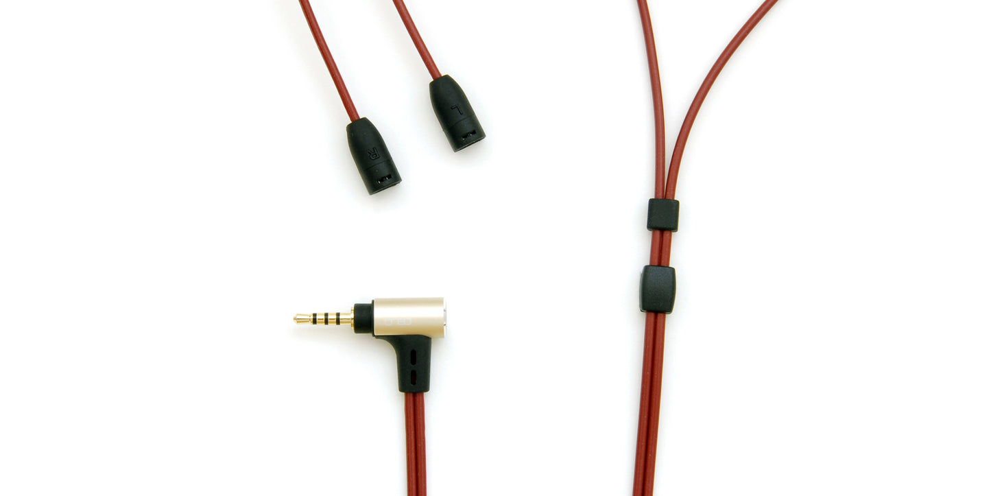 onso earphone cable 2.5mm4p-2pin(IE) iect_03_bl2s for sennheiser IE 80 80s