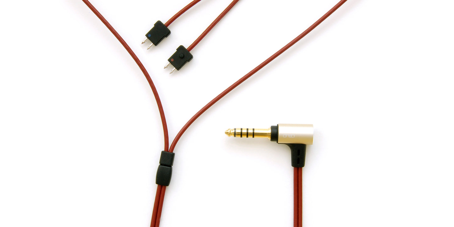 onso earphone cable 4.4mm5p-2pin(fitear) iect_03_bl4f