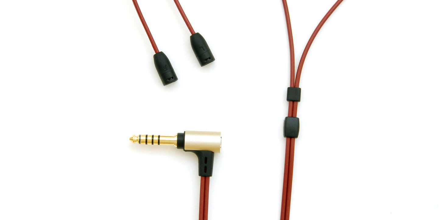 onso earphone cable 4.4mm5p-2pin(IE) iect_03_bl4s for sennheiser IE 80 80s